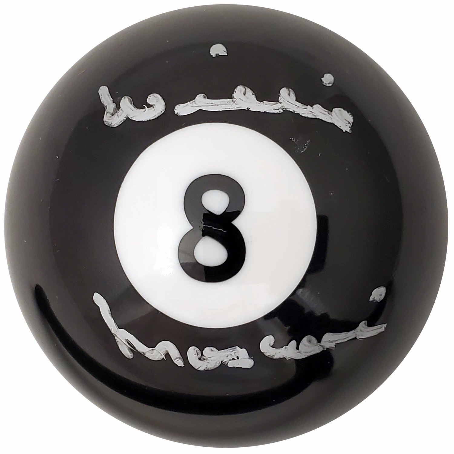 Autographed Pool Balls