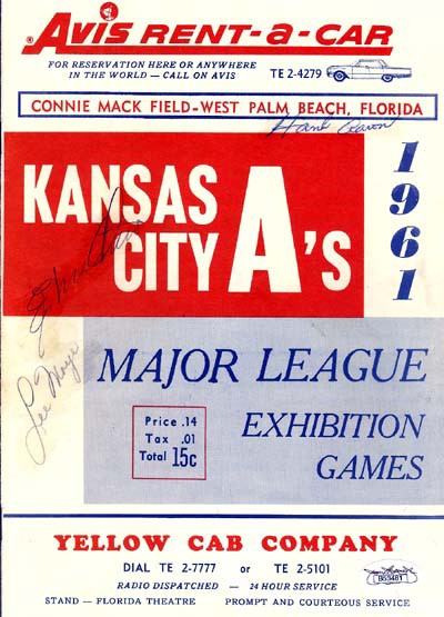 Autographed Tickets and Scorecards