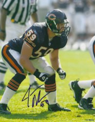 Joe Odom Autographed Signed 8X10 Chicago Bears Photo - Autographs 