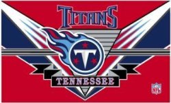 Tennessee Titans Endzone Flag 