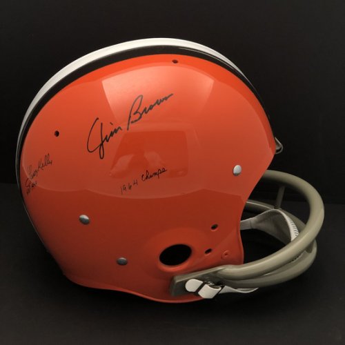 1964 Cleveland Browns Autographed Signed Replica Helmet - Certified Authentic 