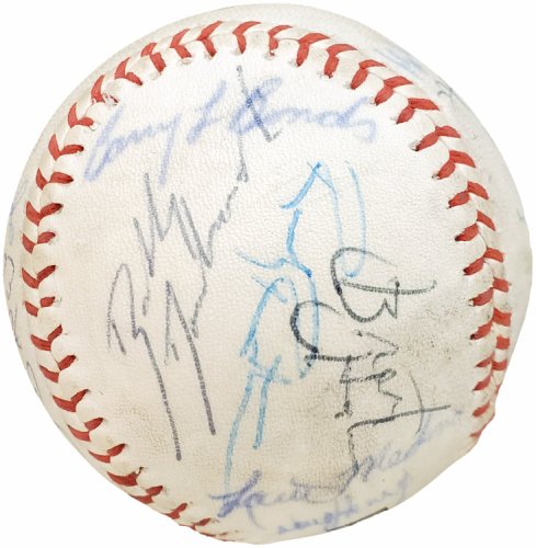 1983 Arizona State Autographed Signed Official Wilson Baseball With 24 Signatures Including Barry Bonds Pre-Rookie Beckett Beckett 