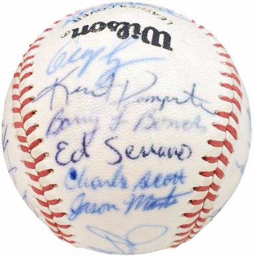 1983 Arizona State Autographed Signed Official Wilson Baseball With 26 Signatures Including Barry Bonds Pre-Rookie Beckett Beckett 