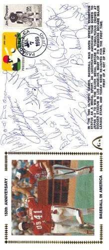 1984 Usa Olympic Team Autographed Signed First Day Cover With 20 Total Signatures Including Mark Mcgwire & Will Clark PSA/DNA 