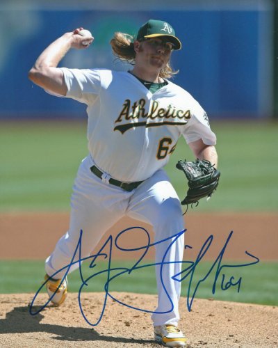 A.J. Griffin Autographed Signed A.J. Griffin 8X10 Oakland A's Photo - Autographs 
