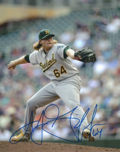 A.J. Griffin Autographed Signed A.J. Griffin 8X10 Oakland A's Photo - Autographs 