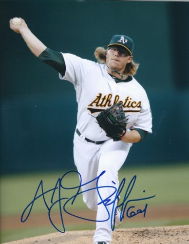 A.J. Griffin Autographed Signed A.J. Griffin 8X10 Oakland A's Photo - Autographs 