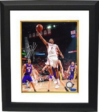 Aaron Brooks Autographed Signed Houston Rockets 8x10 Photo Custom Framing - Tri-Star Hologram 
