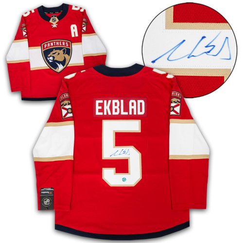 Aaron Ekblad Autographed Signed Florida Panthers Fanatics Breakaway Jersey