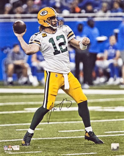 Aaron rodgers authentic autographed jersey sales