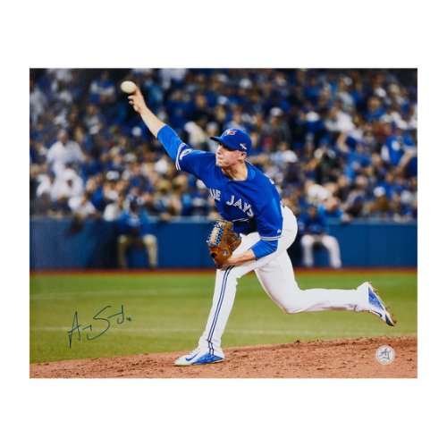Aaron Sanchez Autographed Signed Toronto Blue Jays Pitching 16x20 Photo