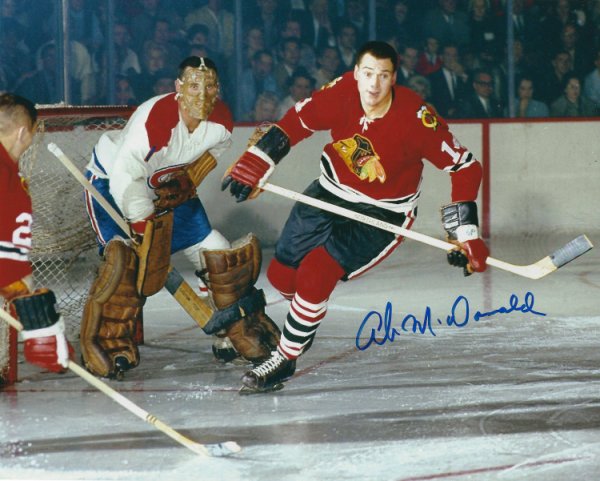 Ab Mcdonald Autographed Signed 8X10 Chicago Blackhawks Photo - Autographs