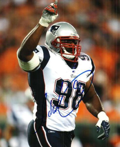 Adalius Thomas Autographed Signed 8X10 New England Patriots Photo - Autographs