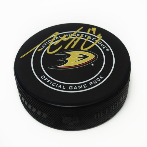 Adam Henrique Autographed Signed Anaheim Ducks Official Game Puck