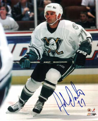 Adam Oates Autographed Signed Anaheim Ducks Photo - Autographs