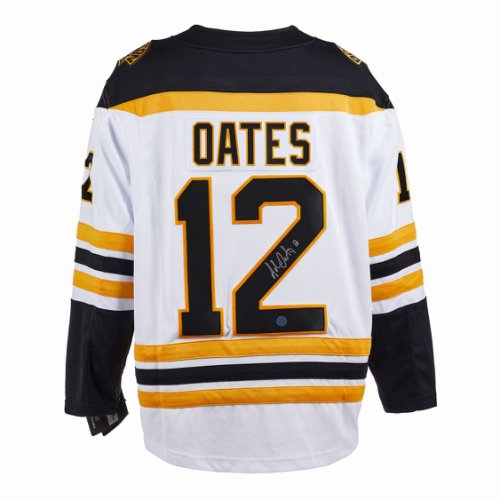 Adam Oates Autographed Signed Boston Bruins White Fanatics Breakaway Jersey