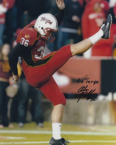 Adam Podlesh Autographed Signed 8X10 Maryland Terrapins Photo - Autographs 