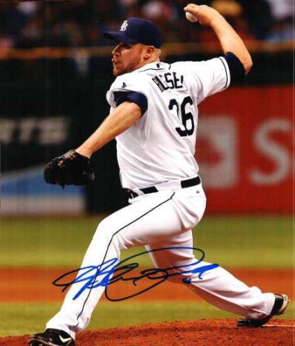 Adam Russell Autographed Signed Tampa Bay Rays Photo. - Autographs