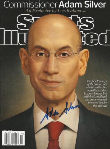 Adam Silver Autographed Signed NBA Sports Illustrated Magazine - Autographs