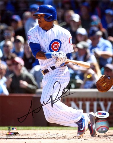 Addison Russell Autographed 8X10 Photo Chicago Cubs PSA/DNA