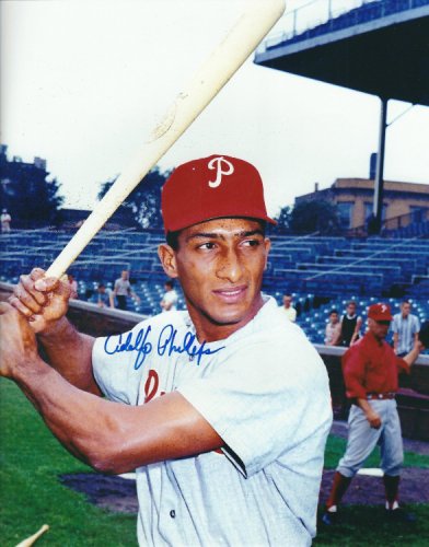 Adolfo Phillips Autographed Signed 8X10 Philadelphia Phillies Photo - Autographs