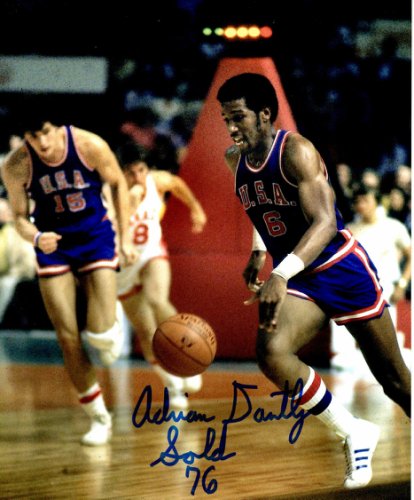 Adrian Dantley Autographed Signed 8X10 Usa Photo - Autographs