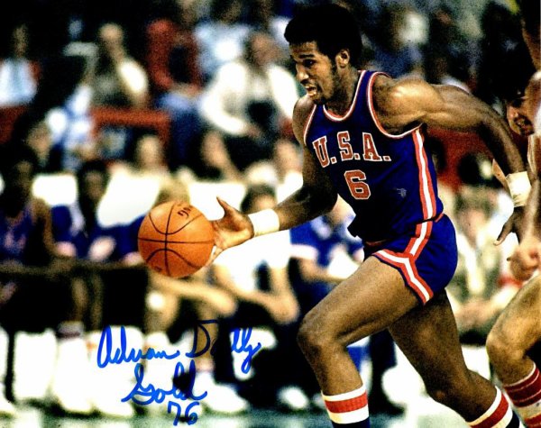 Adrian Dantley Autographed Signed 8X10 Usa Photo - Autographs 