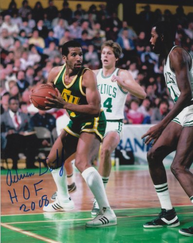 Adrian Dantley Autographed Signed HOF 8X10 Utah Jazz Photo - Autographs