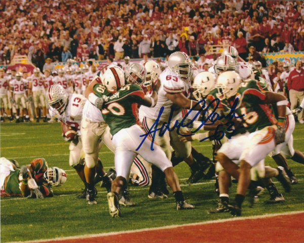Adrien Clarke Autographed Signed 8X10 Ohio State University Photo - Autographs 