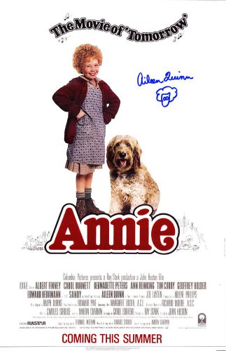 Aileen Quinn Autographed Signed Annie 11x17 Movie Poster 