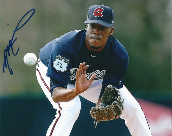 Akeel Morris Autographed Signed 8X10 Atlanta Braves Photo - Autographs 