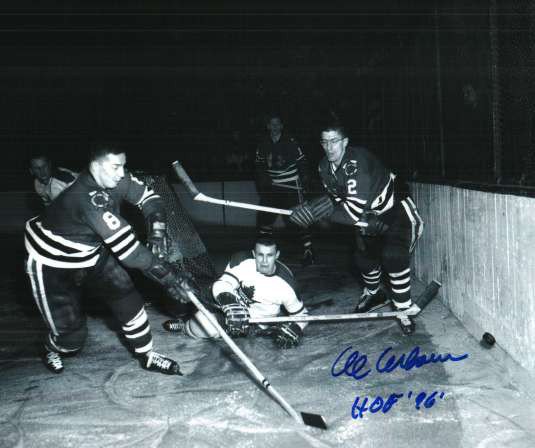 Al Arbour Autographed Signed 8X10 Chicago Blackhawks Photo - Autographs