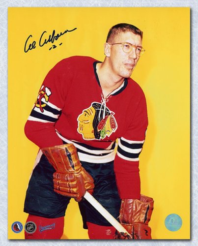 Al Arbour Autographed Signed Chicago Blackhawks Portrait 8x10 Photo