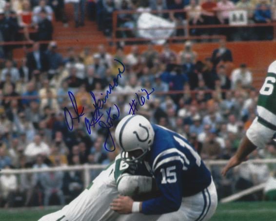 Al Atkinson Autographed Signed 8X10 New York Jets Photo - Autographs