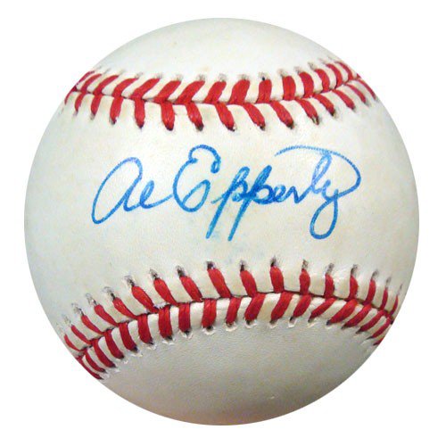 Al Epperly Autographed Signed Official MLB Baseball Los Angeles Dodgers, Chicago Cubs PSA/DNA 