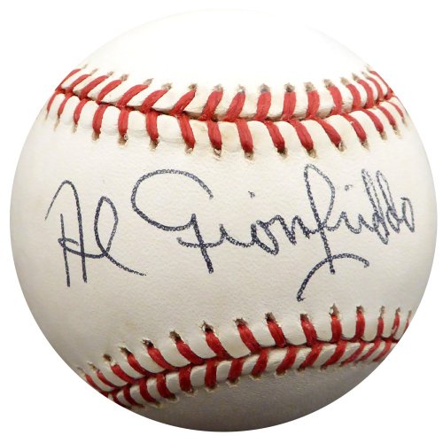 Al Gionfriddo Autographed Official Nl Baseball Brooklyn Dodgers Beckett Beckett