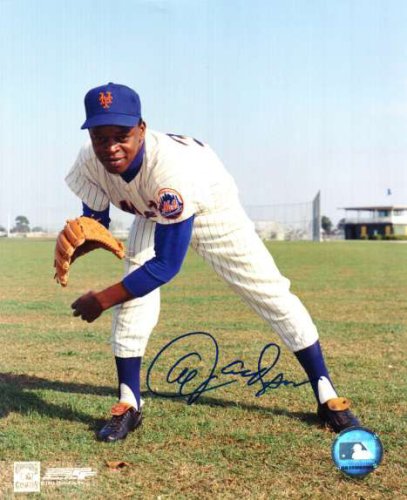 George Foster & Gary Carter Autographed 8x10 Baseball Photo Mets