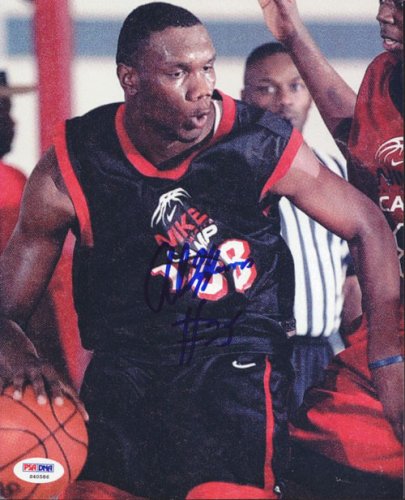 Al Jefferson Autographed Signed 8X10 Photo Prentiss Bulldogs PSA/DNA 