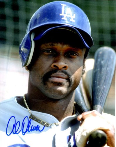 Al Oliver Autographed Signed 8X10 Los Angeles Dodgers Photo - Autographs 