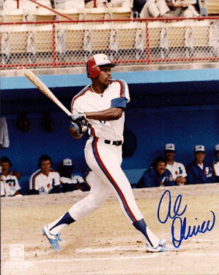 Al Oliver Autographed Signed 8X10 Montreal Expos Photo - Autographs