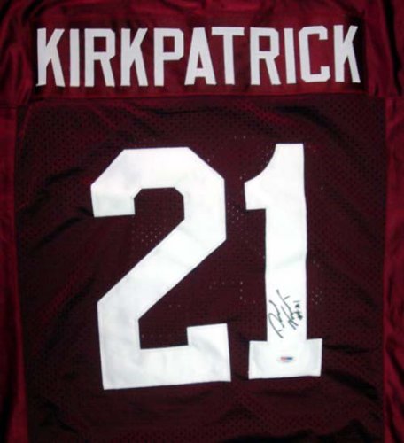 Alabama Crimson Tide Dre Kirkpatrick Autographed Signed Red Jersey PSA/DNA 