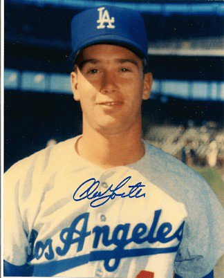Alan Foster Autographed Signed 8X10 Los Angeles Dodgers Photo - Autographs 