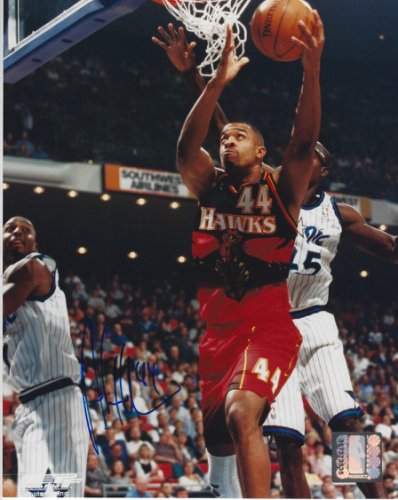 Alan Henderson Autographed Signed 8X10 Atlanta Hawks Photo - Autographs
