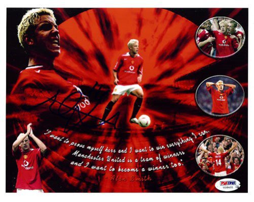 Alan Smith Autographed Signed 8X10 Photo Manchester United PSA/DNA 