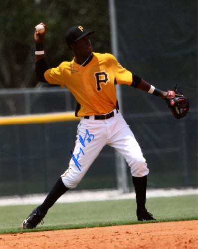 Alen Hanson Pittsburgh Pirates Autographed 8x10 Photo Certified Authentic