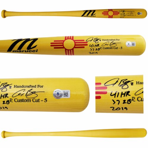 Carlos Correa Autographed Marucci Game Model Bat Houston Astros MLB Holo