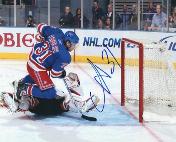 Alex Frolov Autographed Signed 8X10 New York Rangers Photo - Autographs
