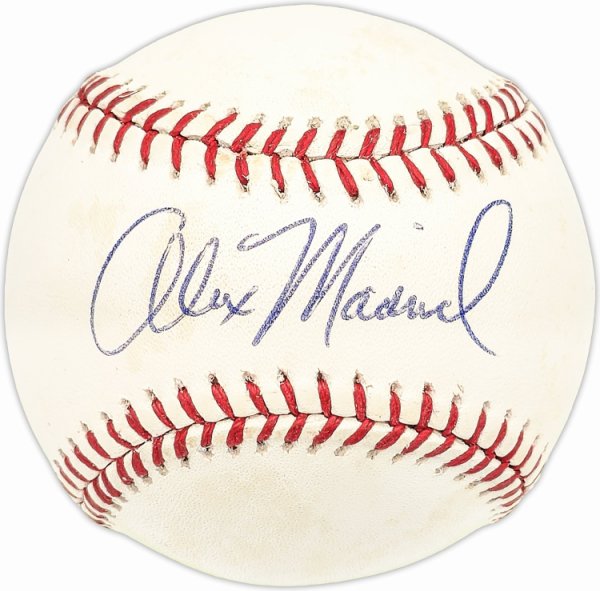 Alex Madrid Autographed Signed Official Nl Baseball Philadelphia Phillies #227425 