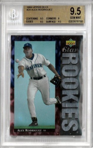 Alex Rodriguez Rookie Card 1994 Collector's Choice #647 BGS 9.5