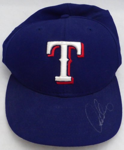 Alex Rodriguez Autographed New Era Hat Texas Rangers Beckett Beckett Qr #Bh26837